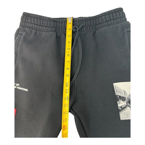 Rocky X ShoePalace Iconic "Get Up. Keep Fighting." Men's Black Sweatpants Size L - Picture 11 of 14